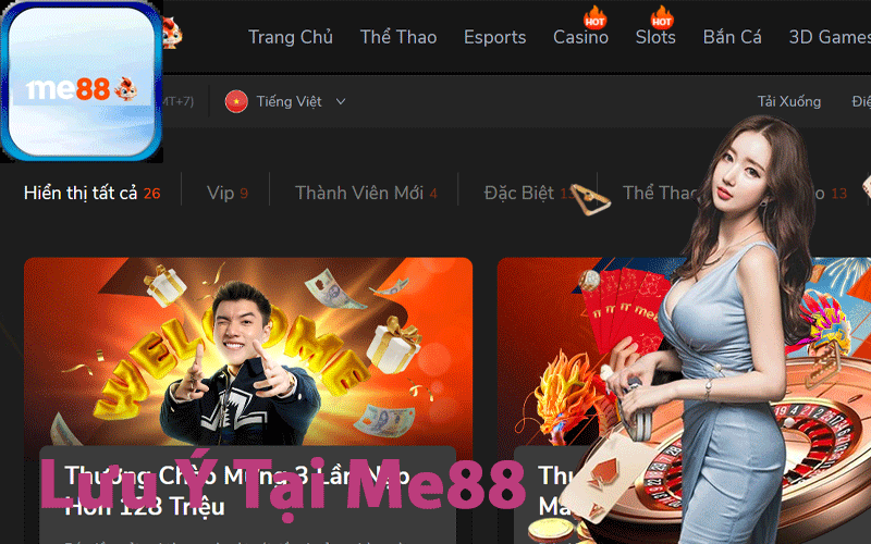  Lưu Ý Tại Me88